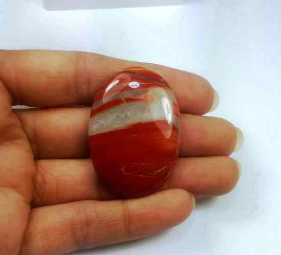64.62 Carats Red River Jasper 39.91 X 28.22 X 6.66 mm