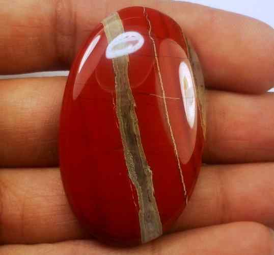56.62 Carats Red River Jasper 42.22 X 25.27 X 5.72 mm