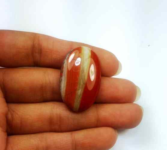 29.12 Carats Red River Jasper 30.89 X 19.36 X 5.72 mm