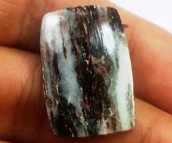 13.12 Carats Astrophyllite 22.46 X 14.67 X 3.65 mm