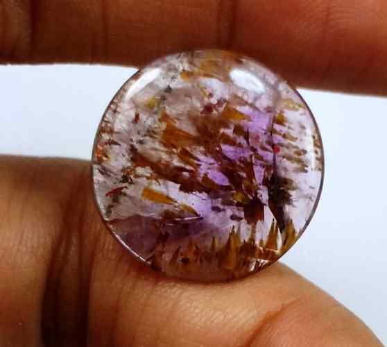7.77 Carats Cacoxenite 18.32 X 18.12 X 2.92 mm