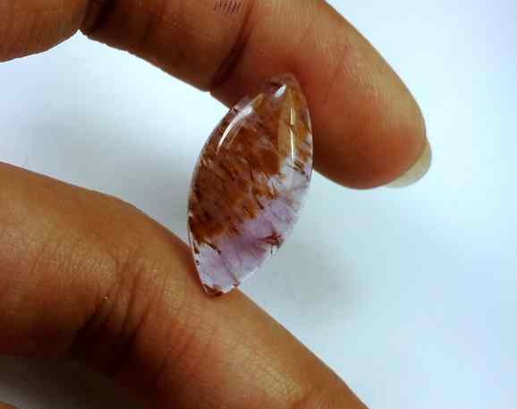 6.79 Carats Cacoxenite 23.82 X 11.62 X 3.65 mm