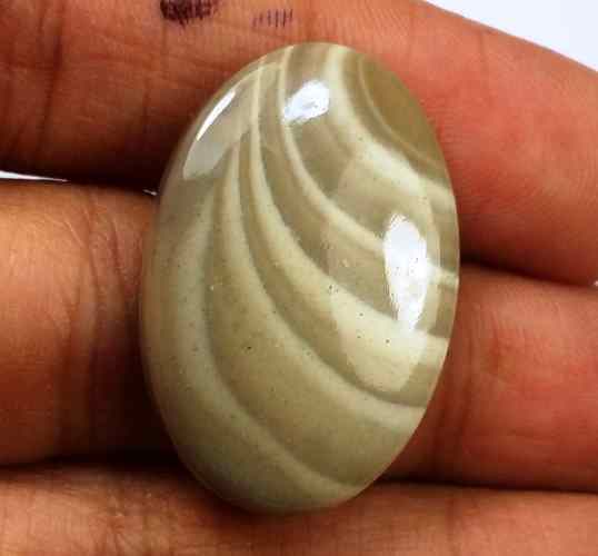 20.42 Carats Striped Flint 27.14 X 18.14 X 4.99 mm