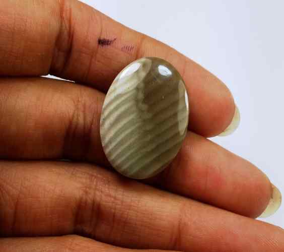 14.48 Carats Striped Flint 24.80 X 17.63 X 4.05 mm