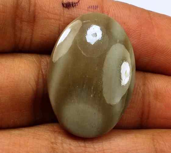 16.61 Carats Striped Flint 25.51 X 17.72 X 4.40 mm