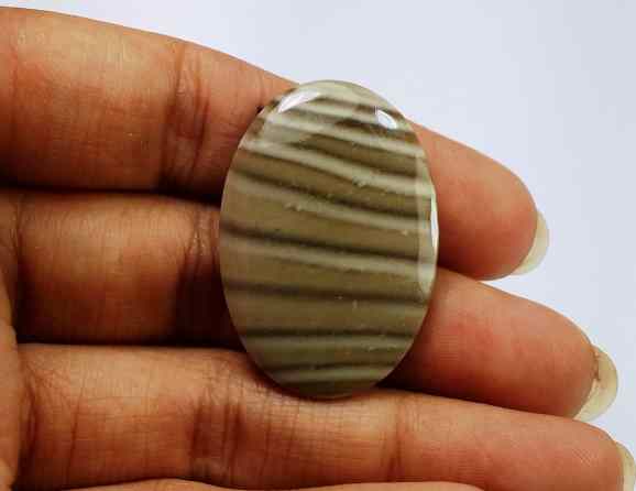 23.45 Carats Striped Flint 33.34 X 22.87 X 3.75 mm