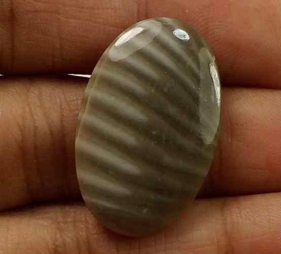 13.8 Carats Striped Flint 25.92 X 16.78 X 3.74 mm