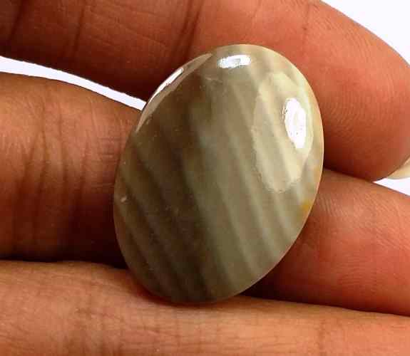 10.55 Carats Striped Flint 23.24 X 16.81 X 3.36 mm