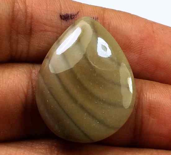 13.64 Carats Striped Flint 25.42 X 19.45 X 3.80 mm