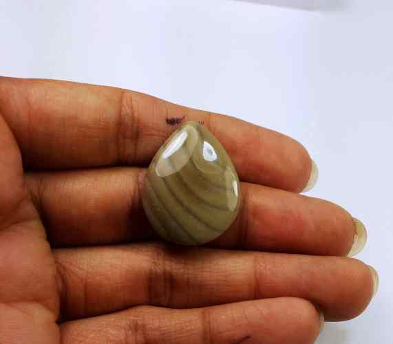13.64 Carats Striped Flint 25.42 X 19.45 X 3.80 mm