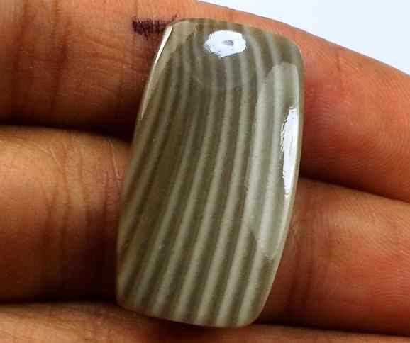 15.14 Carats Striped Flint 27.22 X 15.11 X 3.88 mm