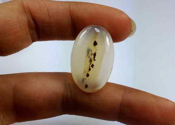 19.00 Carats Montana Agate 25.79 X 16.43 X 5.45 mm