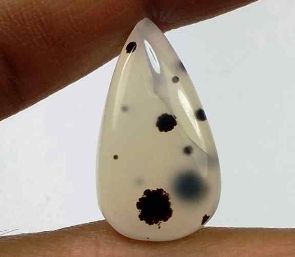11.44 Carats Montana Agate 24.07 X 13.13 X 4.82 mm