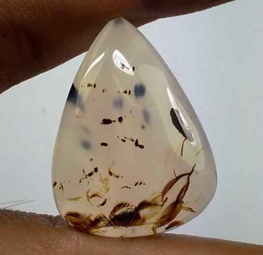 25.11 Carats Montana Agate 28.24 X 20.66 X 5.95 mm