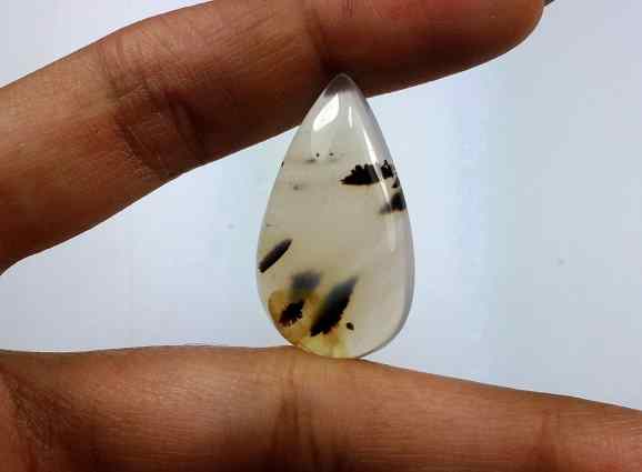23.88 Carats Montana Agate 30.34 X 17.37 X 6.20 mm