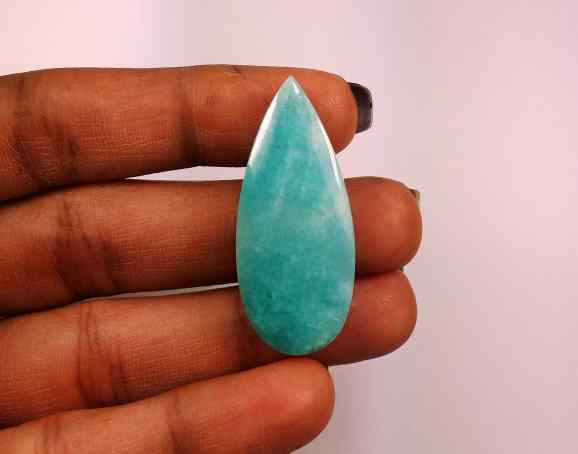 20.51 Carats Amazonite Peru  35.89 X 15.39 X 4.86 mm