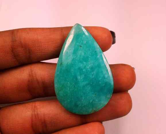 36.57 Carats Amazonite Peru  40.60 X 26.30 X 4.99 mm