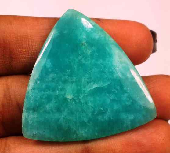 26.80 Carats Amazonite Peru  34.01 X 33.70 X 3.24 mm