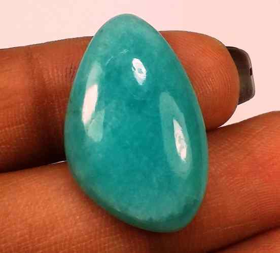 15.87 Carats Amazonite Peru  24.75 X 15.64 X 5.74 mm