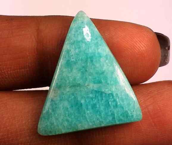 9.01 Carats Amazonite Peru  22.12 X 17.83 X 3.36 mm