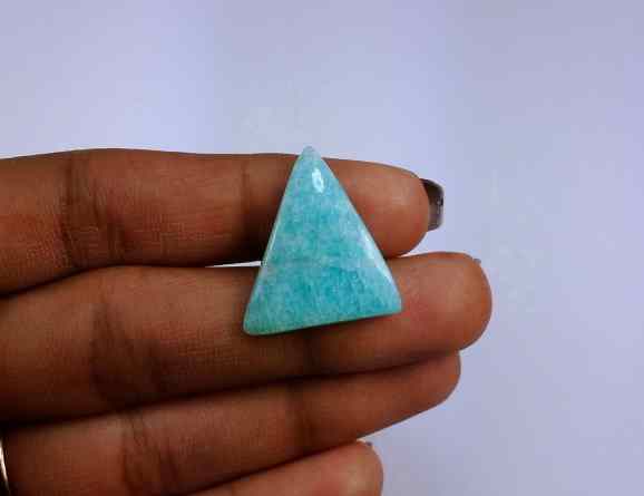 9.01 Carats Amazonite Peru  22.12 X 17.83 X 3.36 mm