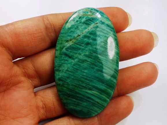 107.87 Carats Amazonite  54.62 X 31.94 X 7.09 mm