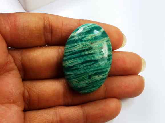 62.02 Carats Amazonite  35.92 X 25.01 X 8.42 mm