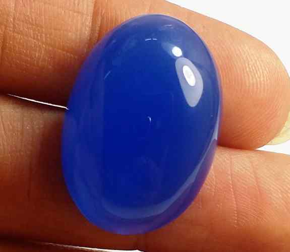 24.52 Carats Chalcedony  23.97 X 16.71 X 7.96 mm