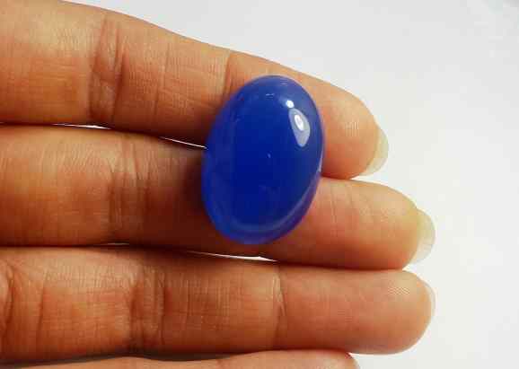 24.52 Carats Chalcedony  23.97 X 16.71 X 7.96 mm