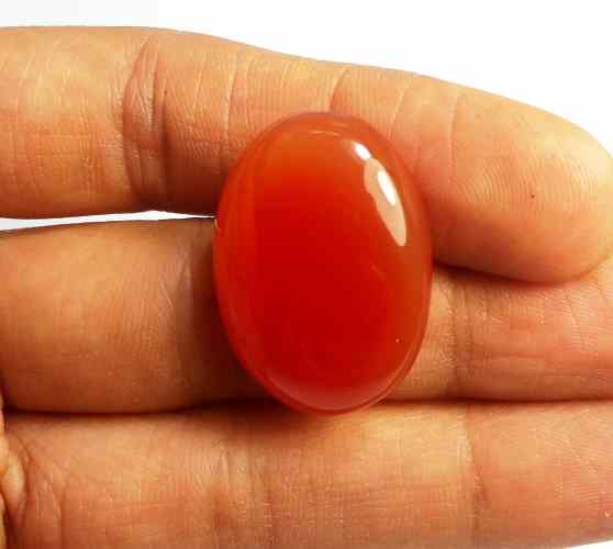 18.25 Carats Chalcedony 22.82 X 17.06 X 6.28 mm
