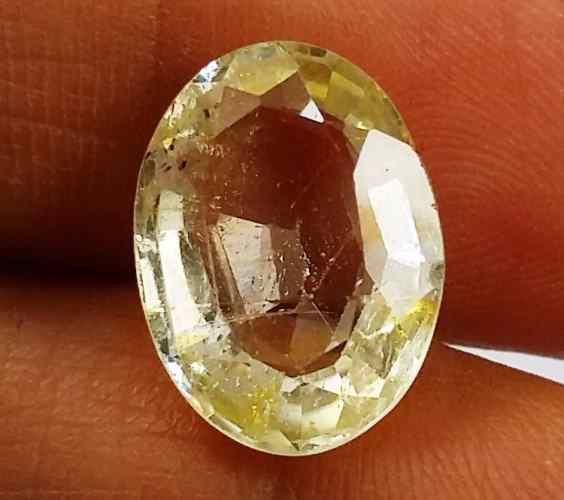 5.46 Carats Yellow Topaz 12.79 X 9.47 X 5.43 mm