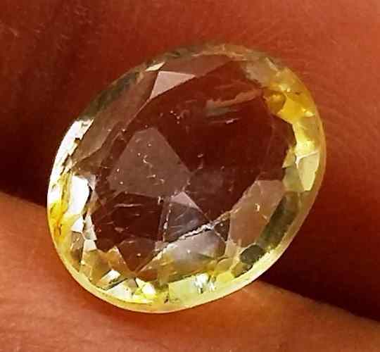2.83 Carats Yellow Topaz 9.68 X 8.23 X 4.01 mm