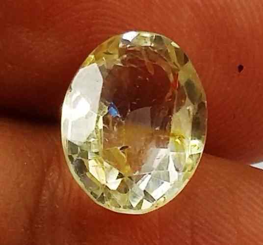 3.27 Carats Yellow Topaz 10.58 X 7.88 X 4.92 mm