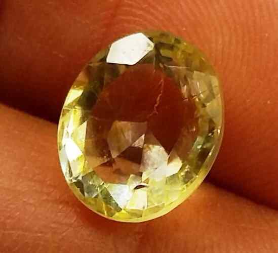 2.45 Carats Yellow Topaz 9.34 X 7.89 X 5.12 mm