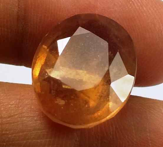 18.00 Carats African Padparadscha Sapphire 16.02 X 13.50 X 7.38 mm