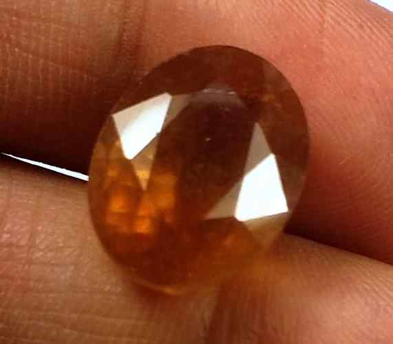 12.84 Carats African Padparadscha Sapphire 13.37 X 10.66 X 8.97 mm