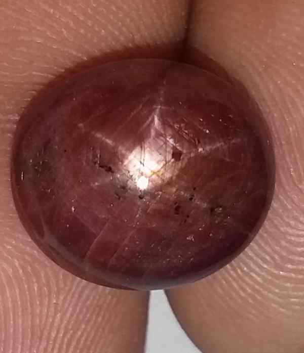 11.92 Carats Star Ruby 13.10 x 11.55 x 7.15 mm