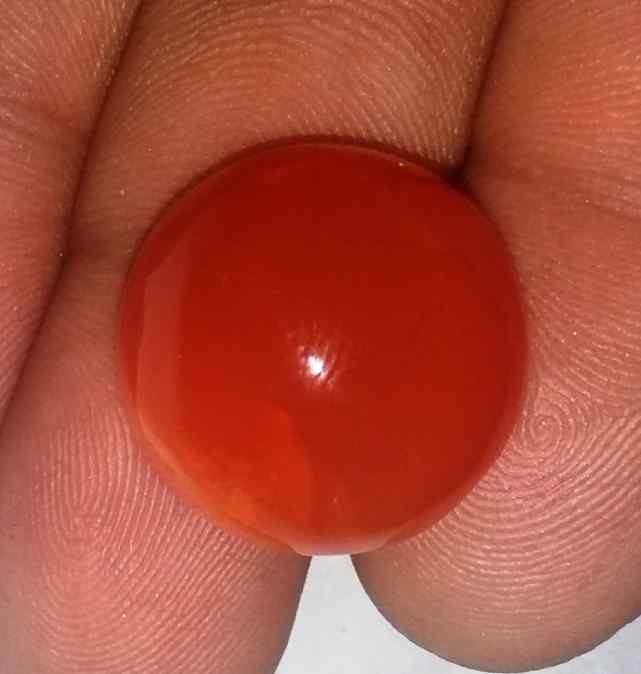 23.4 Carats Carnelian 19.47 x 19.41 x 9.53 mm