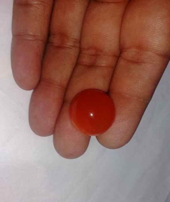 23.4 Carats Carnelian 19.47 x 19.41 x 9.53 mm