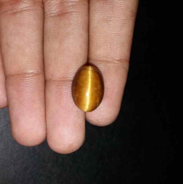 11.3 Carats Tiger Eye 16.40 x 11.13 x 8.15 mm