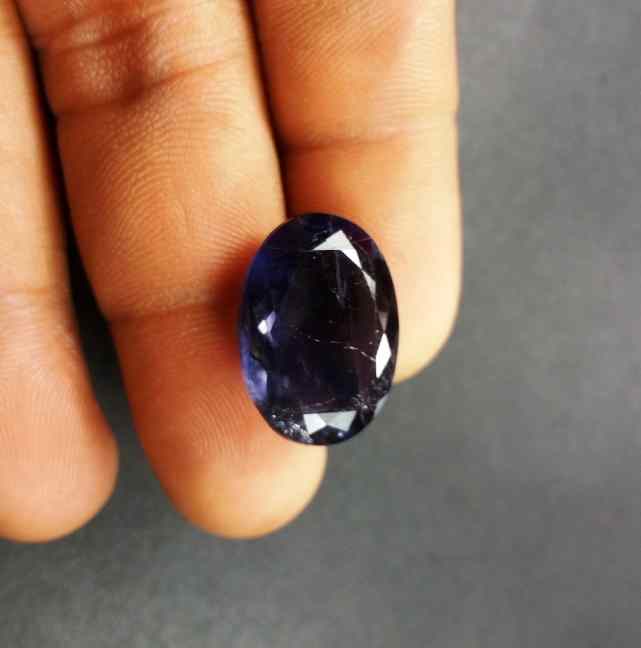 14.57 Carats Iolite 20.16 x 14.80 x 7.51 mm