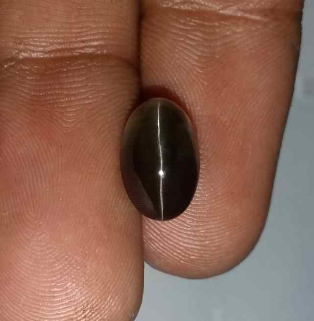4.61 Carats Sillimanite Cat's Eye 10.95 x 6.96 x 6.78 mm