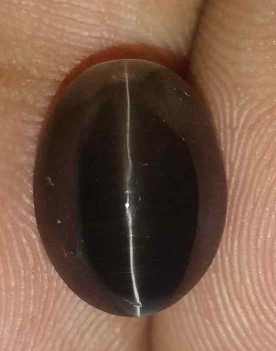 5.24 Carats Sillimanite Cat's Eye 11.18 x 8.35 x 6.85 mm