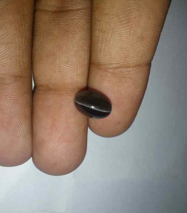 4.3 Carats Sillimanite Cat's Eye 10.60 x 7.55 x 6.37 mm