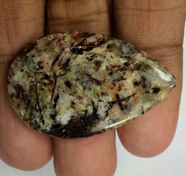 31.15 Carats Astrophyllite 37.07 x 24.64 x 4.26 mm
