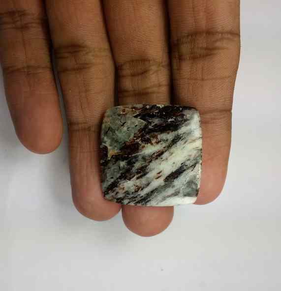 35.15 Carats Astrophyllite 25.83 x 25.67 x 4.68 mm
