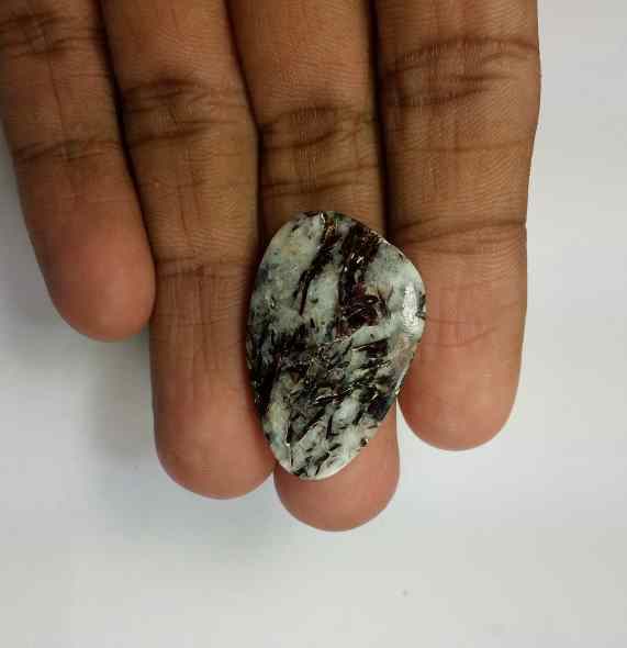 21.6 Carats Astrophyllite 30.19 x 19.92 x 4.03 mm