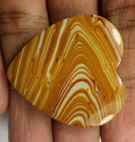 36.7 Carats Snake Skin Jasper 33.43 x 31.89 x 4.53 mm
