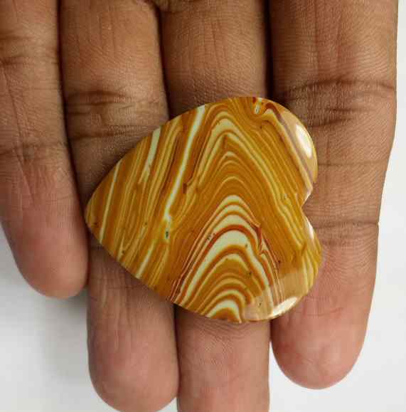 36.7 Carats Snake Skin Jasper 33.43 x 31.89 x 4.53 mm