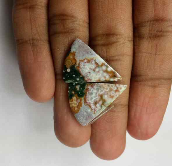 10.55 Carats Ocean Jasper 22.04 x 16.55 x 2.64 mm